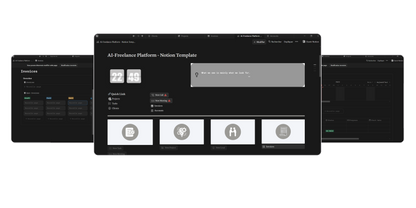 AI-Powered Freelance Automation Task & Client Management for Notion Users